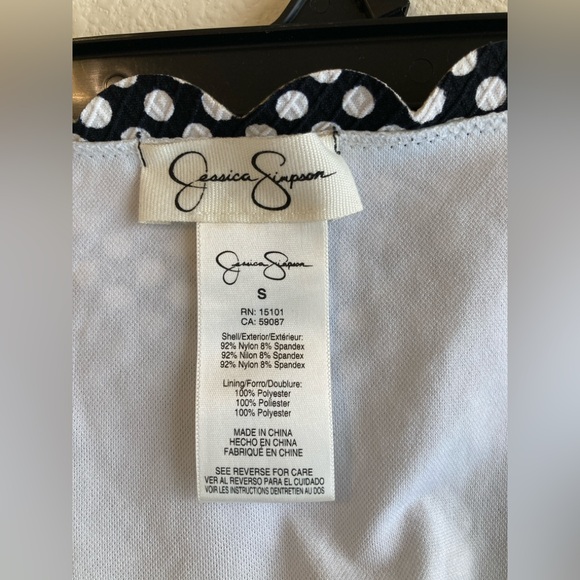 Jessica Simpson Black and White Bikini - Picture 11 of 13